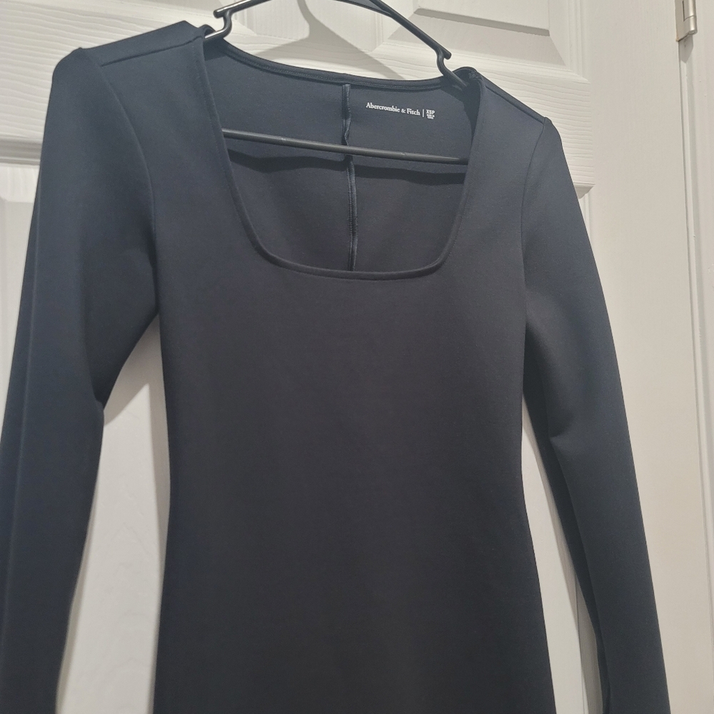 Abercrombie Split-Cuff Ponte Squareneck Mini Dres… - image 3